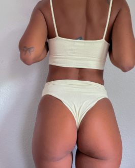 Bas de bikini Aya – Off white